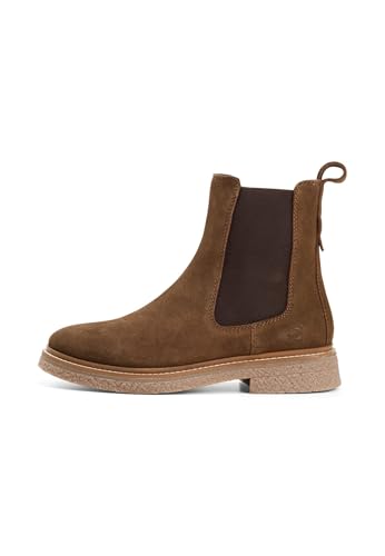 camel active Damen Chelsea Boot aus Veloursleder Braun, womenswear-39 von camel active
