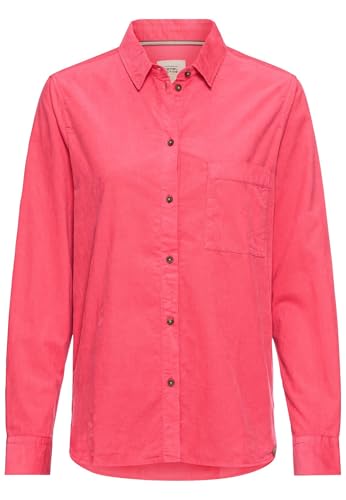 camel active Damen Cordbluse mit Brusttasche Pink, Womenswear-XXL von camel active