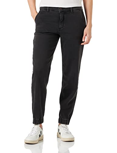 camel active Damen Denim Joggpants aus Bio-Baumwolle 30 Grau womenswear-28/30 von camel active