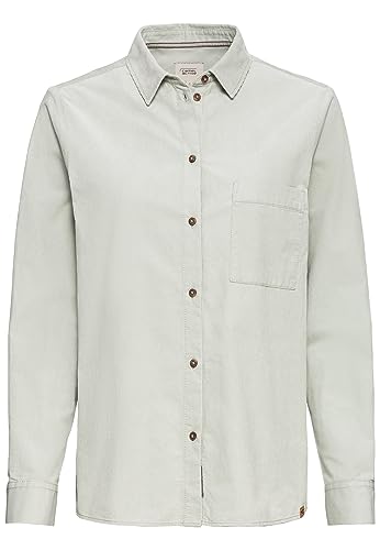 camel active Damen Feincordbluse aus Reiner Baumwolle Grün, Womenswear-XXL camel active Damen Feincordbluse aus Reiner Baumwolle Grün, Womenswear-XXL von camel active