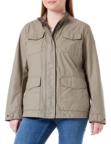 camel active Womenswear Damen Fieldjacket mit Stehkragen Jacket, Oliv, 42 von camel active