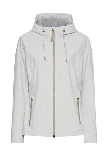 camel active Damen Funktionsjacke mit Abnehmbarer Kapuze Silber, womenswear-42 von camel active