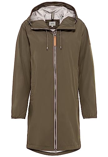 camel active Damen Funktionsmantel aus recyceltem Polyester Khaki, womenswear-44 von camel active