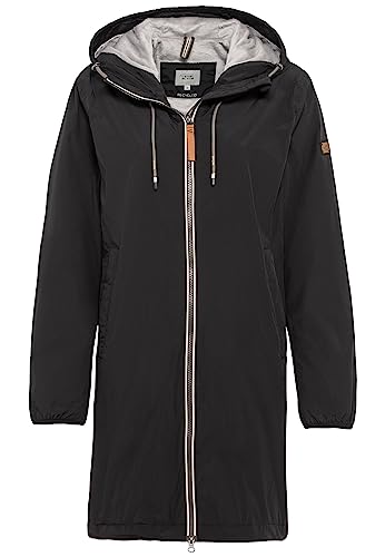 camel active Damen Funktionsmantel aus recyceltem Polyester Schwarz, womenswear-46 von camel active