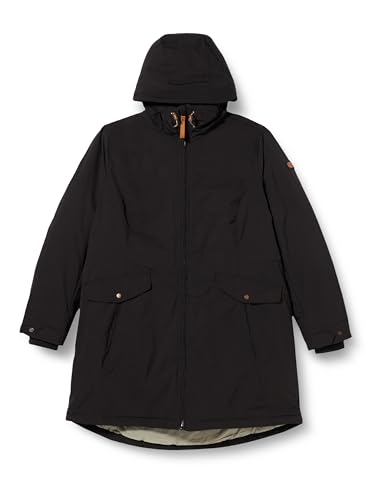 camel active Damen Funktionsmantel mit Kapuze Schwarz womenswear-40 von camel active