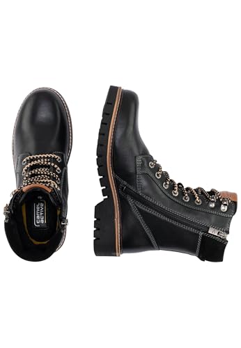 camel active Damen ISA Boot aus echtem Leder Schwarz womenswear-38 von camel active