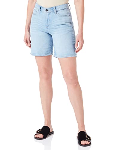 camel active Damen Jeans Shorts 5-Pocket Denim Hose, Hellblau, 33IN von camel active