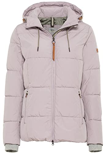 camel active Damen Kapuzenjacke aus recyceltem Polyester Lila womenswear-36 von camel active