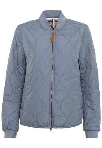 camel active Damen Kurze Steppjacke aus recyceltem Polyester Rauchblau, womenswear-34 von camel active