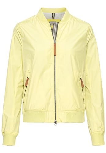 camel active Damen Kurzer Blouson aus recyceltem Polyester Gelb, womenswear-40 von camel active
