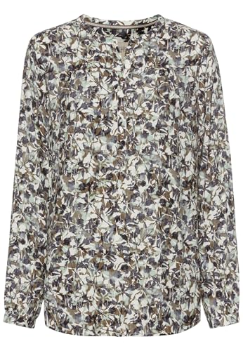 camel active Damen Langarm Schlupfbluse mit Stehkragen Hellbraun, Womenswear-XXL von camel active