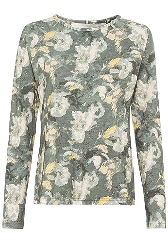 camel active Damen Langarmshirt aus Organic Cotton Khaki Womenswear-S von camel active