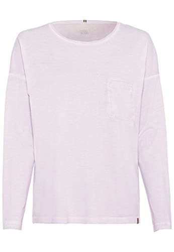 camel active Damen Langarmshirt mit Rundhalsausschnitt Lila Womenswear-M von camel active