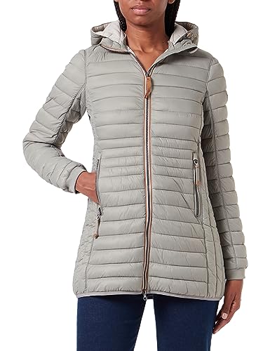 camel active Damen Lange Steppjacke mit abnehmbarer Kapuze Grün womenswear-34 von camel active