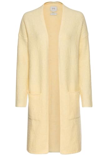 camel active Damen Langer Cardigan mit Taschen Vanille, Womenswear-L von camel active