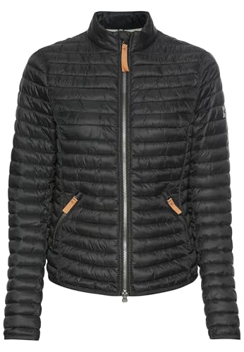 camel active Damen Leichte Steppjacke aus recyceltem Polyamid Schwarz, womenswear-38 von camel active
