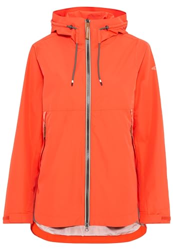 camel active Damen Leichte teXXXactive® Funktionsjacke aus recyceltem Polyester Orange, womenswear-36 von camel active