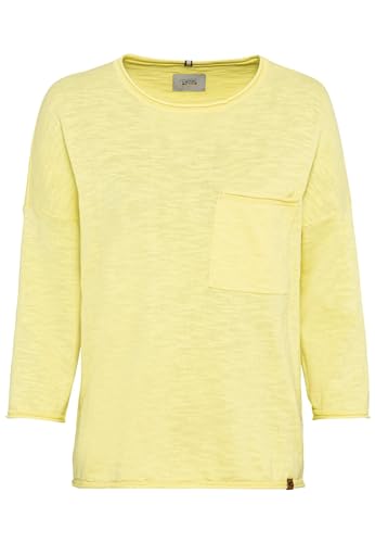 camel active Damen Leichter Strickpullover im Oversized Fit Limoncello, Womenswear-XL von camel active