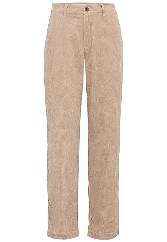 camel active Damen Loose Fit Softcordhose aus Baumwolle 30 Mandel womenswear-29/30 von camel active