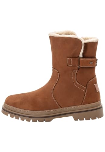 camel active Damen Mila Stiefelette aus echtem Leder Braun womenswear-38 von camel active