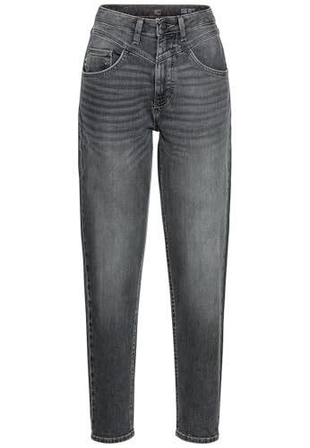 camel active Damen Mom Fit 5-Pocket Jeans Dunkel Grau, womenswear-30/32 von camel active