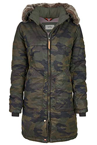 camel active Damen Parka Carbon Camouflage 38 Damen Parka Carbon Camouflage 38 von camel active