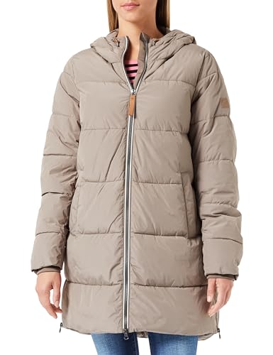 camel active Damen Puffer Steppmantel aus recyceltem Polyester Braun, womenswear-42 von camel active