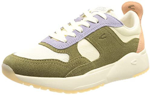 camel active Damen Ramble Sneaker, Cream Lavender Multi, 38 EU von camel active