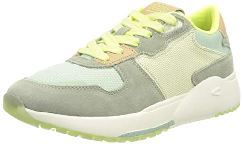 camel active Damen Ramble Sneaker, Multi Green, 38 EU von camel active