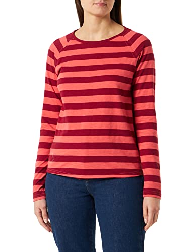 camel active Damen Ringelshirt aus biologischer Baumwolle Rot Womenswear-S von camel active