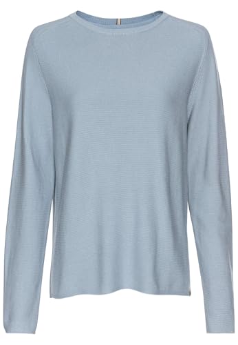 camel active Damen Rundhals Sweatshirt aus Reiner Baumwolle Hellblau, Womenswear-S von camel active