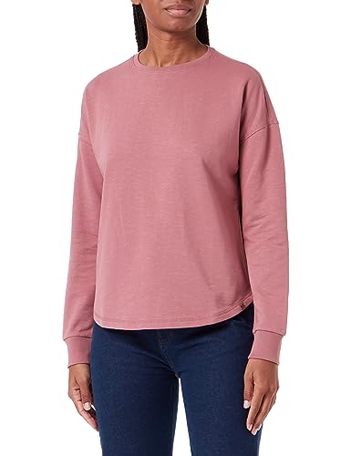 camel active Damen Rundhals Sweatshirt aus Reiner Baumwolle Rot-Braun, Womenswear-XS von camel active