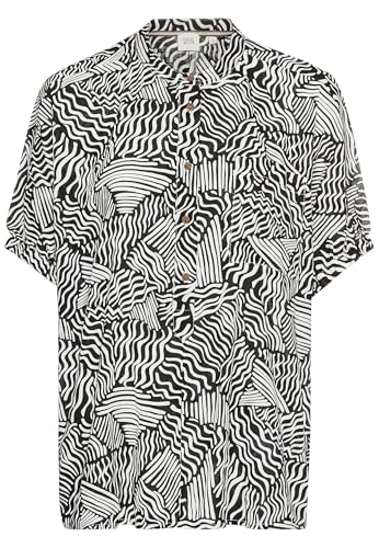 camel active Damen Schlupfbluse mit Allover Print Schwarz, Womenswear-XXL von camel active