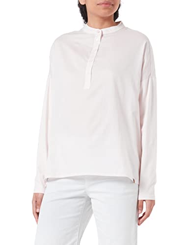 camel active Damen Schlupfbluse mit Jerseyeinsatz Rosa Womenswear-L von camel active