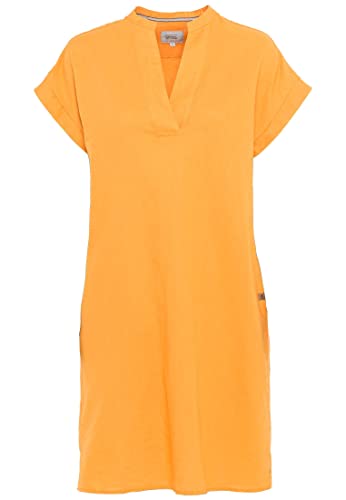 camel active Damen Schlupfkleid aus Leinenmix Orange Womenswear-S von camel active