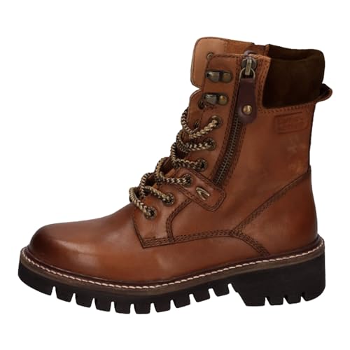 camel active Damen Schuhe Winterschuhe Stiefeletten Schnürschuhe Schnürstiefeletten, Farbe:Braun, Schuhgröße:EUR 38, Artikel:-470 cognac von camel active