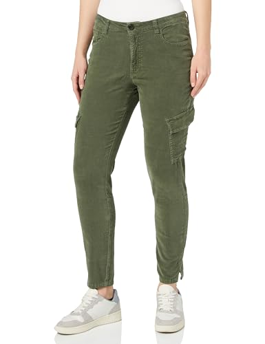 camel active Damen Slim Fit Cargo Hose Khaki, womenswear-32/32 von camel active