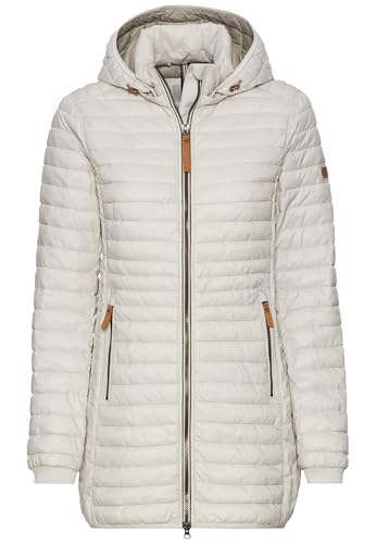 camel active Damen Steppjacke aus recyceltem Polyamid Perlweiß, womenswear-42 von camel active