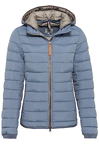 camel active Damen Steppjacke mit Abnehmbarer Kapuze Blau, womenswear-48 von camel active