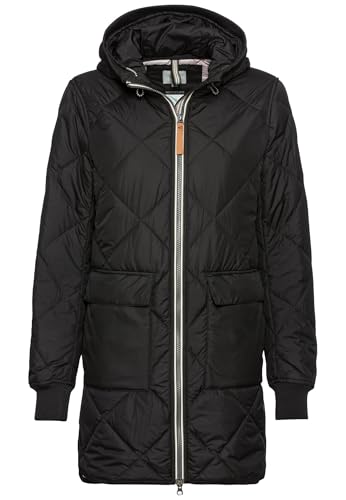 camel active Damen Steppmantel aus recyceltem Polyester Schwarz, womenswear-38 von camel active