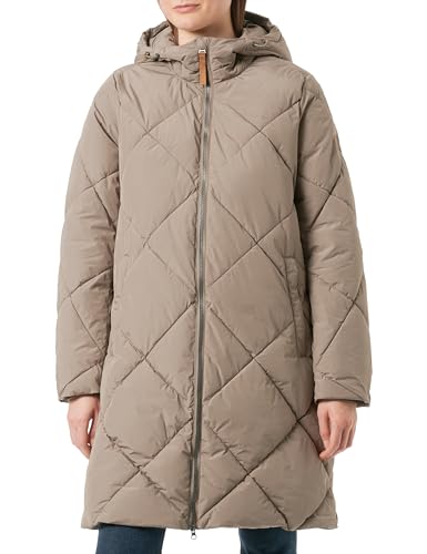 camel active Damen Steppmantel aus recyceltem Polyester Braun, womenswear-46 von camel active