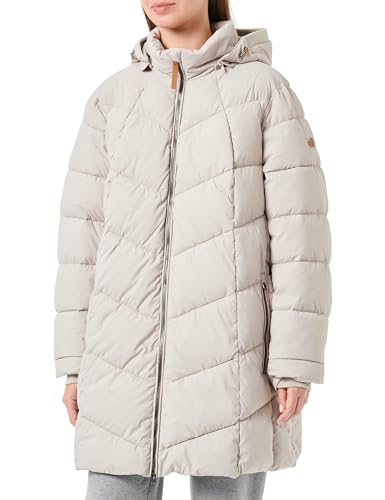 camel active Damen Steppmantel aus recyceltem Polyester Mandel, womenswear-46 von camel active