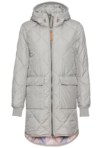 camel active Damen Steppmantel aus recyceltem Polyester Salbei Grün, womenswear-36 von camel active