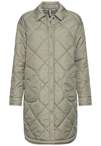 camel active Damen Steppmantel aus recyceltem Polyester Salbei Grün, womenswear-48 von camel active
