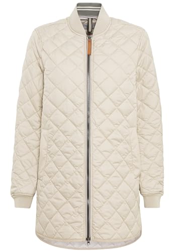 camel active Damen Steppmantel aus recyceltem Polyester Sand, womenswear-44 von camel active