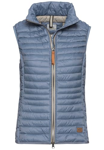 camel active Damen Steppweste aus recyceltem Polyamid Rauchblau, womenswear-42 von camel active