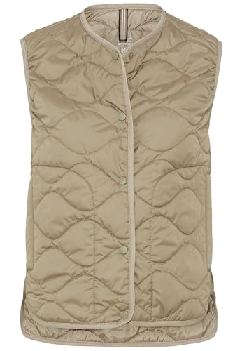 camel active Damen Steppweste aus recyceltem Polyester Salbei Grün, womenswear-48 camel active Damen Steppweste aus recyceltem Polyester Salbei Grün, womenswear-48 von camel active
