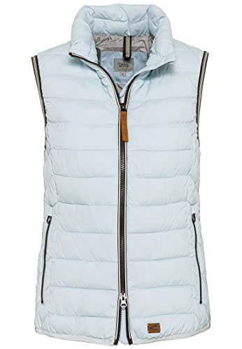 camel active Damen Steppweste aus recyceltem Polyester Hellblau, womenswear-34 von camel active