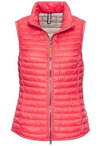 camel active Damen Steppweste mit reflektierenden Details Teebeere, womenswear-36 von camel active