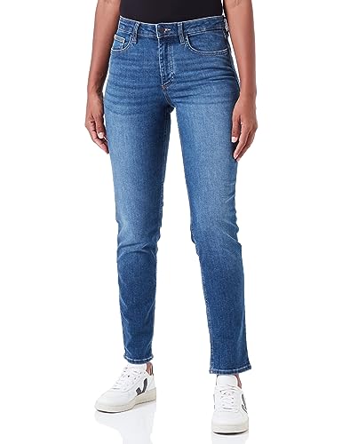 camel active Damen Straight Fit 5-Pocket Jeans Blau, womenswear-34/32 von camel active